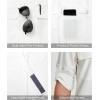 imageMens Fishing Shirts Long Sleeve UPF 50 Sun Protection Quick Dry Cooling Hiking Travel Button Down Shirt Roll Up SleeveAwhite