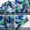 imageMens Hawaiian Shirts Short Sleeve Button Down Tropical Beach Shirt 100 Cotton Summer Casual Vacation Floral Aloha ShirtB21