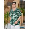 imageMens Hawaiian Shirts Short Sleeve Button Down Tropical Beach Shirt 100 Cotton Summer Casual Vacation Floral Aloha ShirtG11
