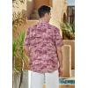 imageMens Hawaiian Shirts Short Sleeve Button Down Tropical Beach Shirt 100 Cotton Summer Casual Vacation Floral Aloha ShirtR21