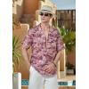 imageMens Hawaiian Shirts Short Sleeve Button Down Tropical Beach Shirt 100 Cotton Summer Casual Vacation Floral Aloha ShirtR21