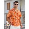 imageMens Hawaiian Shirts Short Sleeve Button Down Tropical Beach Shirt 100 Cotton Summer Casual Vacation Floral Aloha ShirtY31