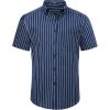 Navy Blue & Striped