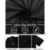 imageHISDERN Mens Summer Beach Shirts Casual See Through Sheer Lace Shirt Short Sleeve Button Down Mesh Shirt for Men1bblack