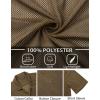 imageHISDERN Mens Summer Beach Shirts Casual See Through Sheer Lace Shirt Short Sleeve Button Down Mesh Shirt for MenBrown