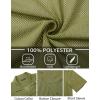 imageHISDERN Mens Summer Beach Shirts Casual See Through Sheer Lace Shirt Short Sleeve Button Down Mesh Shirt for MenGreen