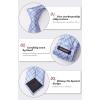 imageHISDERN Mens Tie Set Stripe Plaid Ties with Pocket Square Cufflinks Formal Business Silk Necktie Handkerchief for MenPurple 1
