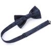 imageHISDERN Bow Ties for Men Paisley Floral Pretied Bowtie Pocket Square Set Mens Formal Bow Ties Wedding PartyAblue 5