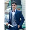 imageHISDERN Bow Ties for Men Paisley Floral Pretied Bowtie Pocket Square Set Mens Formal Bow Ties Wedding PartyBlack Purple