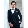 imageHISDERN Bow Ties for Men Paisley Floral Pretied Bowtie Pocket Square Set Mens Formal Bow Ties Wedding PartyCbrown 2