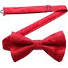 imageHISDERN Bow Ties for Men Paisley Floral Pretied Bowtie Pocket Square Set Mens Formal Bow Ties Wedding PartyCred 8
