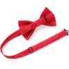 imageHISDERN Bow Ties for Men Paisley Floral Pretied Bowtie Pocket Square Set Mens Formal Bow Ties Wedding PartyCred 8