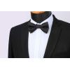 imageHISDERN Bow Ties for Men Paisley Floral Pretied Bowtie Pocket Square Set Mens Formal Bow Ties Wedding PartyDblack3