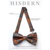 imageHISDERN Bow Ties for Men Paisley Floral Pretied Bowtie Pocket Square Set Mens Formal Bow Ties Wedding PartyDorange 3