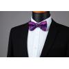 imageHISDERN Bow Ties for Men Paisley Floral Pretied Bowtie Pocket Square Set Mens Formal Bow Ties Wedding PartyDpurple 5