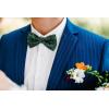 imageHISDERN Bow Ties for Men Paisley Floral Pretied Bowtie Pocket Square Set Mens Formal Bow Ties Wedding PartyGreen 03