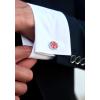 imageHISDERN Christmas Ties for Men Holiday Tie and Pocket Square Cufflinks Festival Party Xmas Funny Silk Woven NecktieBred  Snowfake