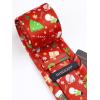 imageHISDERN Christmas Ties for Men Holiday Tie and Pocket Square Cufflinks Festival Party Xmas Funny Silk Woven NecktieBred  Snowman