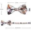 image36 Pack Bow Tie Paisley Plaid Dot PreTie Bow Tie Classic Formal Bow Ties for Men Adjustable Bowtie Tuxedo WeddingB02