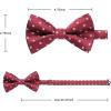 image36 Pack Bow Tie Paisley Plaid Dot PreTie Bow Tie Classic Formal Bow Ties for Men Adjustable Bowtie Tuxedo WeddingB05