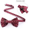 image36 Pack Bow Tie Paisley Plaid Dot PreTie Bow Tie Classic Formal Bow Ties for Men Adjustable Bowtie Tuxedo WeddingB05