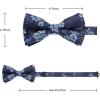 image36 Pack Bow Tie Paisley Plaid Dot PreTie Bow Tie Classic Formal Bow Ties for Men Adjustable Bowtie Tuxedo WeddingB605