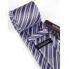 imageHISDERN Mens Tie Set Classic Woven Ties and Pocket Square Cufflinks Set Formal Business Wedding Neckties HandkerchiefApurple