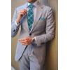 imageHISDERN Mens Tie Set Classic Woven Ties and Pocket Square Cufflinks Set Formal Business Wedding Neckties HandkerchiefBblue