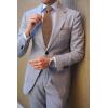 imageHISDERN Mens Tie Set Classic Woven Ties and Pocket Square Cufflinks Set Formal Business Wedding Neckties HandkerchiefDbrown
