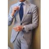 imageHISDERN Mens Tie Set Classic Woven Ties and Pocket Square Cufflinks Set Formal Business Wedding Neckties HandkerchiefDnavy Blue