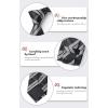 imageHISDERN Ties for Men Stripe Plaid Tie Classic Necktie Pocket Square Cufflinks Set for Formal Wedding Business PartyBlack Plaid