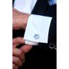 imageHISDERN Ties for Men Stripe Plaid Tie Classic Necktie Pocket Square Cufflinks Set for Formal Wedding Business PartyLight Blue