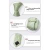 imageHISDERN Ties for Men Stripe Plaid Tie Classic Necktie Pocket Square Cufflinks Set for Formal Wedding Business PartyMorandi Green