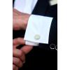imageHISDERN Ties for Men Stripe Plaid Tie Classic Necktie Pocket Square Cufflinks Set for Formal Wedding Business PartySage Green