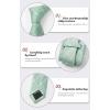 imageHISDERN Ties for Men Stripe Plaid Tie Classic Necktie Pocket Square Cufflinks Set for Formal Wedding Business PartySage Green Plaid