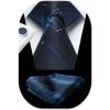 imageHISDERN Ties for Men Stripe Plaid Tie Classic Necktie Pocket Square Cufflinks Set for Formal Wedding Business PartyNavy Blue
