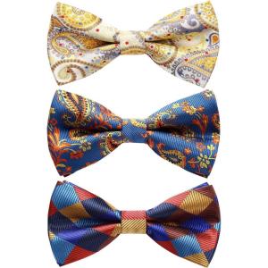 image36 Pack Bow Tie Paisley Plaid Dot PreTie Bow Tie Classic Formal Bow Ties for Men Adjustable Bowtie Tuxedo Wedding1b15