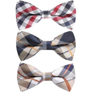 image36 Pack Bow Tie Paisley Plaid Dot PreTie Bow Tie Classic Formal Bow Ties for Men Adjustable Bowtie Tuxedo WeddingB02