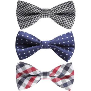 image36 Pack Bow Tie Paisley Plaid Dot PreTie Bow Tie Classic Formal Bow Ties for Men Adjustable Bowtie Tuxedo WeddingB03