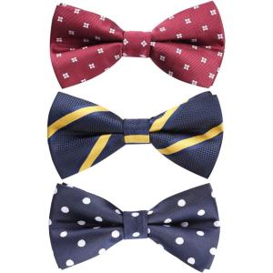 image36 Pack Bow Tie Paisley Plaid Dot PreTie Bow Tie Classic Formal Bow Ties for Men Adjustable Bowtie Tuxedo WeddingB05