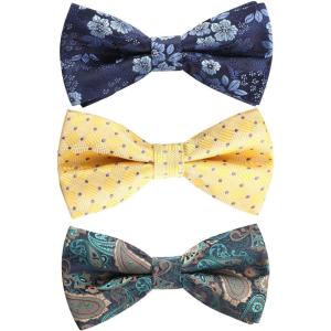 image36 Pack Bow Tie Paisley Plaid Dot PreTie Bow Tie Classic Formal Bow Ties for Men Adjustable Bowtie Tuxedo WeddingB06