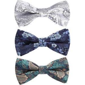 image36 Pack Bow Tie Paisley Plaid Dot PreTie Bow Tie Classic Formal Bow Ties for Men Adjustable Bowtie Tuxedo WeddingB08