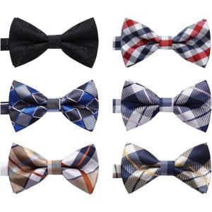 image36 Pack Bow Tie Paisley Plaid Dot PreTie Bow Tie Classic Formal Bow Ties for Men Adjustable Bowtie Tuxedo WeddingB601