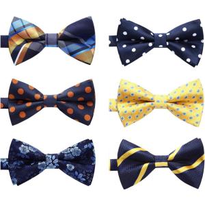 image36 Pack Bow Tie Paisley Plaid Dot PreTie Bow Tie Classic Formal Bow Ties for Men Adjustable Bowtie Tuxedo WeddingB605