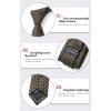 imageHISDERN Polka Dot Ties for Men Classic Silk Ties and Pocket Square Formal Business Necktie Handkerchief Wedding PartyAbrown  White
