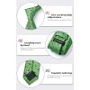 imageHISDERN Polka Dot Ties for Men Classic Silk Ties and Pocket Square Formal Business Necktie Handkerchief Wedding PartyAlawn Green  Blue 1