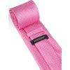 imageHISDERN Polka Dot Ties for Men Classic Silk Ties and Pocket Square Formal Business Necktie Handkerchief Wedding PartyBpink  White
