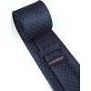 imageHISDERN Polka Dot Ties for Men Classic Silk Ties and Pocket Square Formal Business Necktie Handkerchief Wedding PartyBslate Blue  White