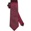 imageHISDERN Polka Dot Ties for Men Classic Silk Ties and Pocket Square Formal Business Necktie Handkerchief Wedding PartyBurgundy  White