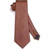 imageHISDERN Polka Dot Ties for Men Classic Silk Ties and Pocket Square Formal Business Necktie Handkerchief Wedding PartyDrust